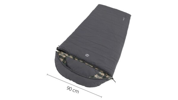 Outwell | Sleeping Bag | 235 x 90 cm | -15/5 °C | Right zipper - Image 3