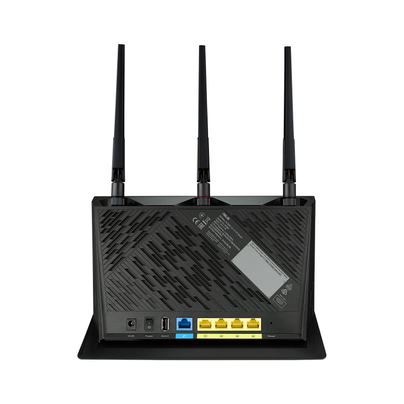 LTE Modem Router | 4G-AC86U Wireless-AC2600 | 802.11ac | 800+1733 Mbit/s | 10/100/1000 Mbit/s | Ethernet LAN (RJ-45) ports 4 | Mesh Support No | MU-MiMO Yes | 3G/4G via optional USB adapter | Antenna type Dual-band | 1 x USB 2.0 | 36 month(s) - Image 9