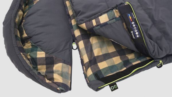 Outwell | Sleeping Bag | 235 x 90 cm | -15/5 °C | Right zipper - Image 4