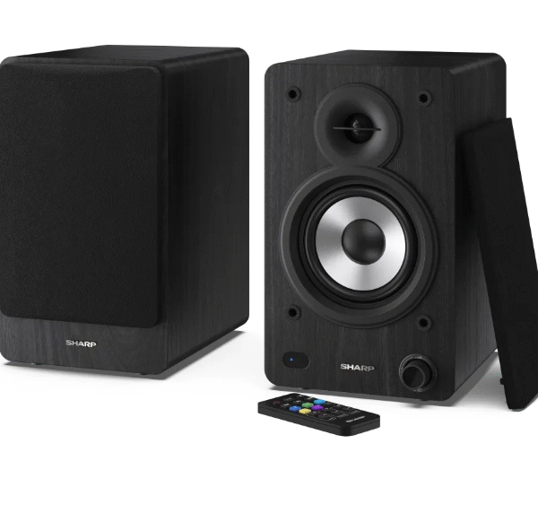 Sharp CP-SS30 Bookshelf Speakers, Black | Sharp | Speakers | CP-SS30(BK) Bookshelf | 60 W | Bluetooth | Black | Wireless connection