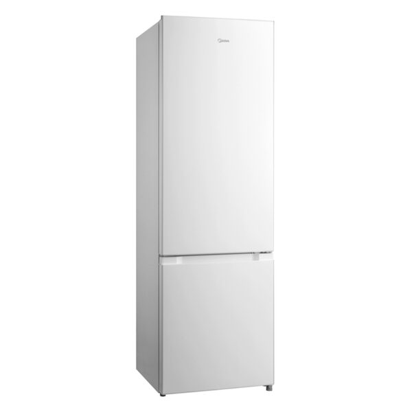 Midea Refrigerator | MDRB369FGE01 | Energy efficiency class E | Free standing | Combi | Height 177.3 cm | Fridge net capacity 194 L | Freezer net capacity 68 L | 39 dB | White - Image 2