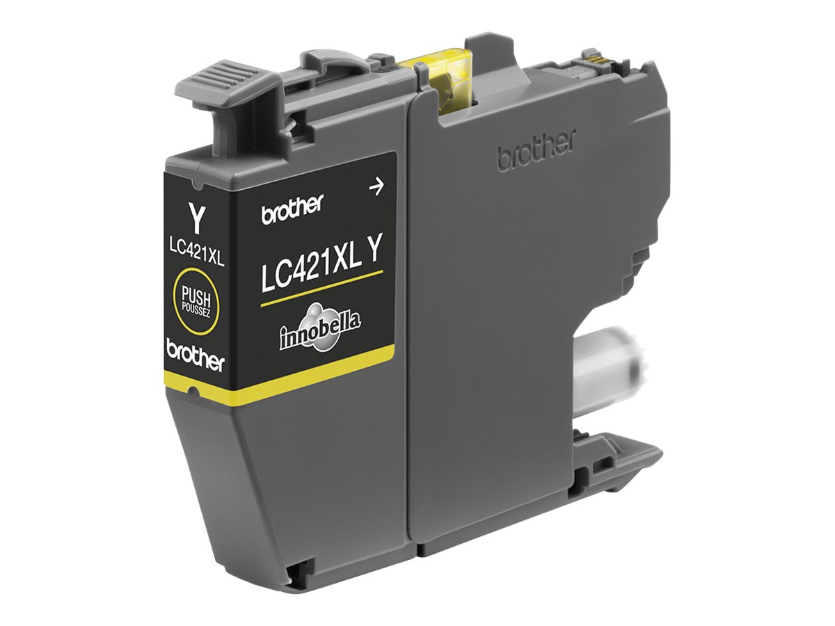 Brother LC421XLY Ink Cartridge, Yellow | Brother LC421XLY | Ink Cartridge | Yellow - Image 3