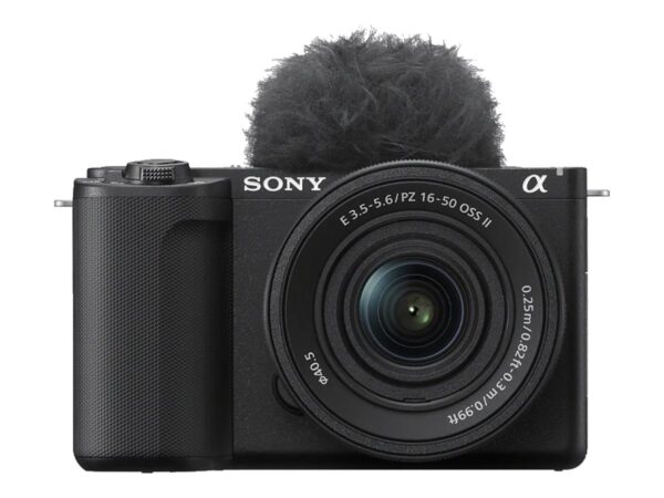 Sony Mirrorless Vlog Camera | ZV-E10M2KB ZV-E10 II and 16-50mm Lens Kit | Mirrorless Camera body | 27 MP | ISO sensitivity (max) 102400 | Display diagonal 3 " | Video recording | Wi-Fi | Fast Hybrid AF | Magnification 2 x | APS-C type (23.3 x 15.5 mm), Exmor R CMOS sensor | Black
