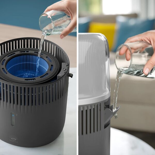 Philips | Air Humidifier | HU5710/03 5000 series | 14.1 W | Water tank capacity 4.5 L | Suitable for rooms up to 56 m² | NanoCloud technology | Humidification capacity 400 ml/hr - Image 6