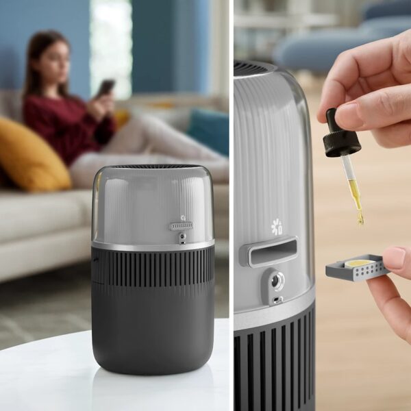 Philips | Air Humidifier | HU5710/03 5000 series | 14.1 W | Water tank capacity 4.5 L | Suitable for rooms up to 56 m² | NanoCloud technology | Humidification capacity 400 ml/hr - Image 8