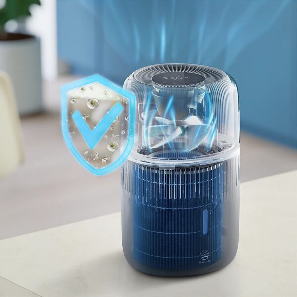 Philips | Air Humidifier | HU5710/03 5000 series | 14.1 W | Water tank capacity 4.5 L | Suitable for rooms up to 56 m² | NanoCloud technology | Humidification capacity 400 ml/hr - Image 12
