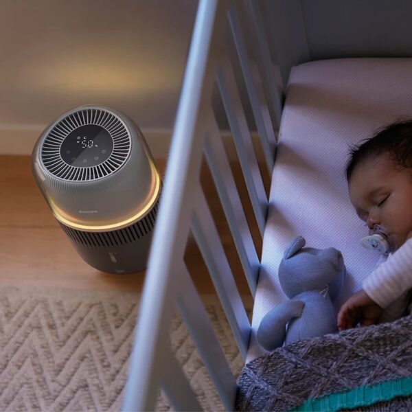 Philips | Air Humidifier | HU5710/03 5000 series | 14.1 W | Water tank capacity 4.5 L | Suitable for rooms up to 56 m² | NanoCloud technology | Humidification capacity 400 ml/hr - Image 13