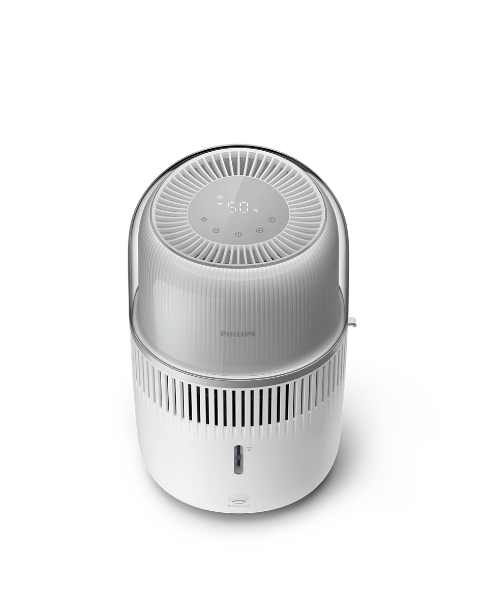 Philips | Humidifier | HU5710/00 5000 Series | Water tank capacity 4.5 L | Suitable for rooms up to 56 m² | NanoCloud technology | Humidification capacity 400 ml/hr | White - Image 3