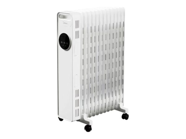 Midea Oil Radiator Heater | NY2513-22MR | Oil Radiator | 2500 W | Number of power levels 3 | Suitable for rooms up to 35 m² | White - Image 7