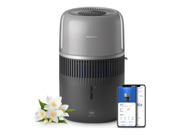 Philips | Air Humidifier | HU5710/03 5000 series | 14.1 W | Water tank capacity 4.5 L | Suitable for rooms up to 56 m² | NanoCloud technology | Humidification capacity 400 ml/hr - Image 2