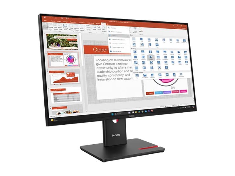 Lenovo | T27-40 | 27 " | IPS | 16:9 | 120 Hz | 6 ms | 1920 x 1080 pixels | 300 cd/m² | HDMI ports quantity 1 | Black | Warranty 36 month(s) - Image 8
