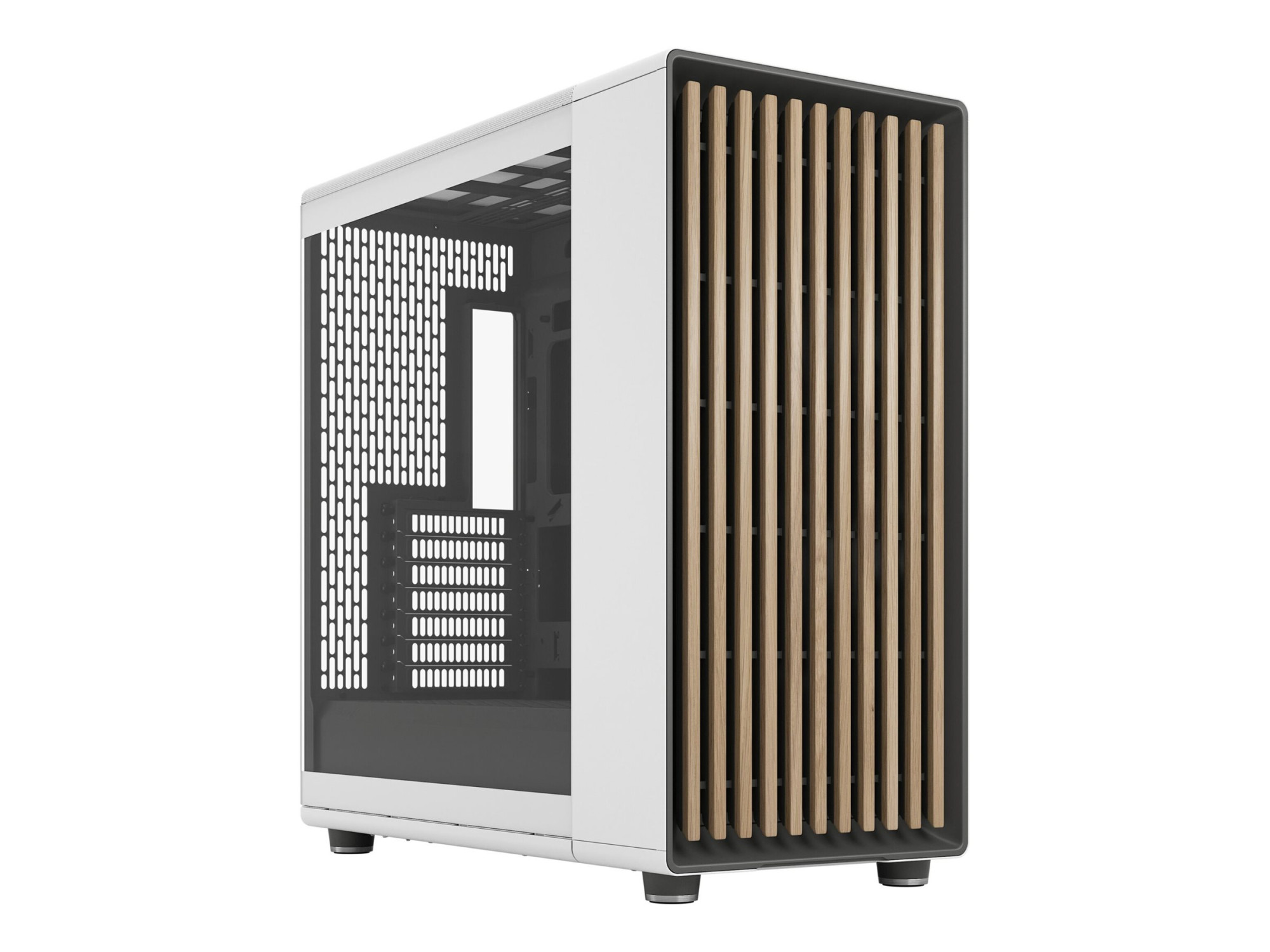 Fractal Design Computer Case | North XL | Chalk White TG Clear | ATX | Power supply included No - Image 2