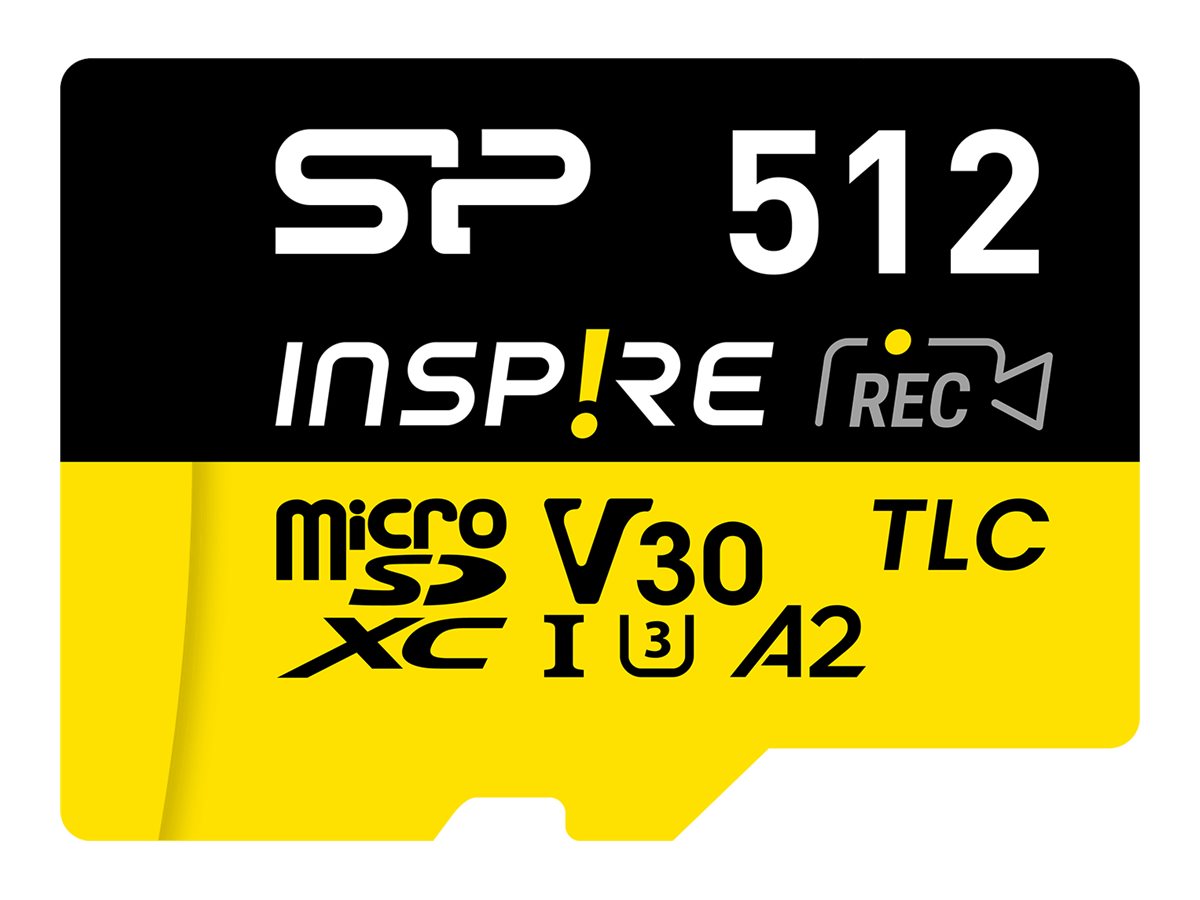 Silicon Power Inspire | 512 GB | microSDXC | Flash memory class C10, UHS-I U3, V30 - Image 2