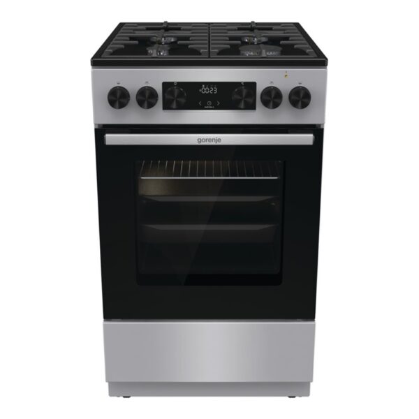 Gorenje Cooker | GK5C42SF | Hob type Gas | Oven type Electric | Grey | Width 50 cm | Depth 59.4 cm | 70 L