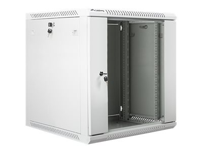 Lanberg | Rack cabinet 19" wall-mount 12U/600x600 (flat pack) V2 | WF01-6612-10S | Grey