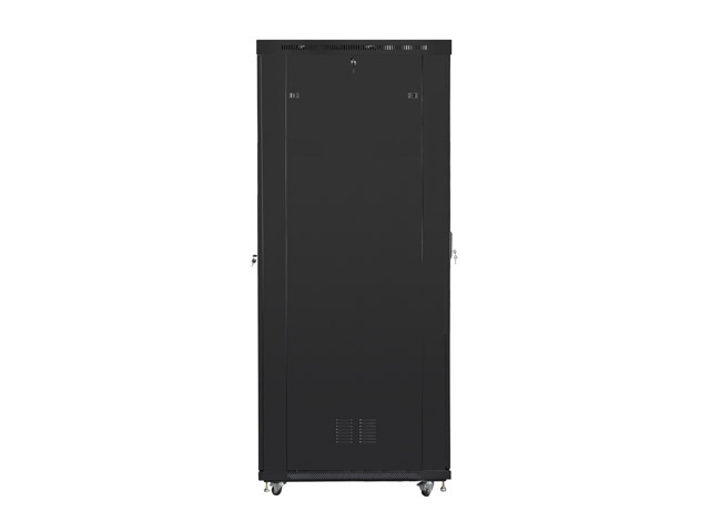 Lanberg | Rack cabinet 19" free-standing 47U/800x1200 (flat pack) with glass door, LCD | FF01-8247-12BL | Black - Image 4