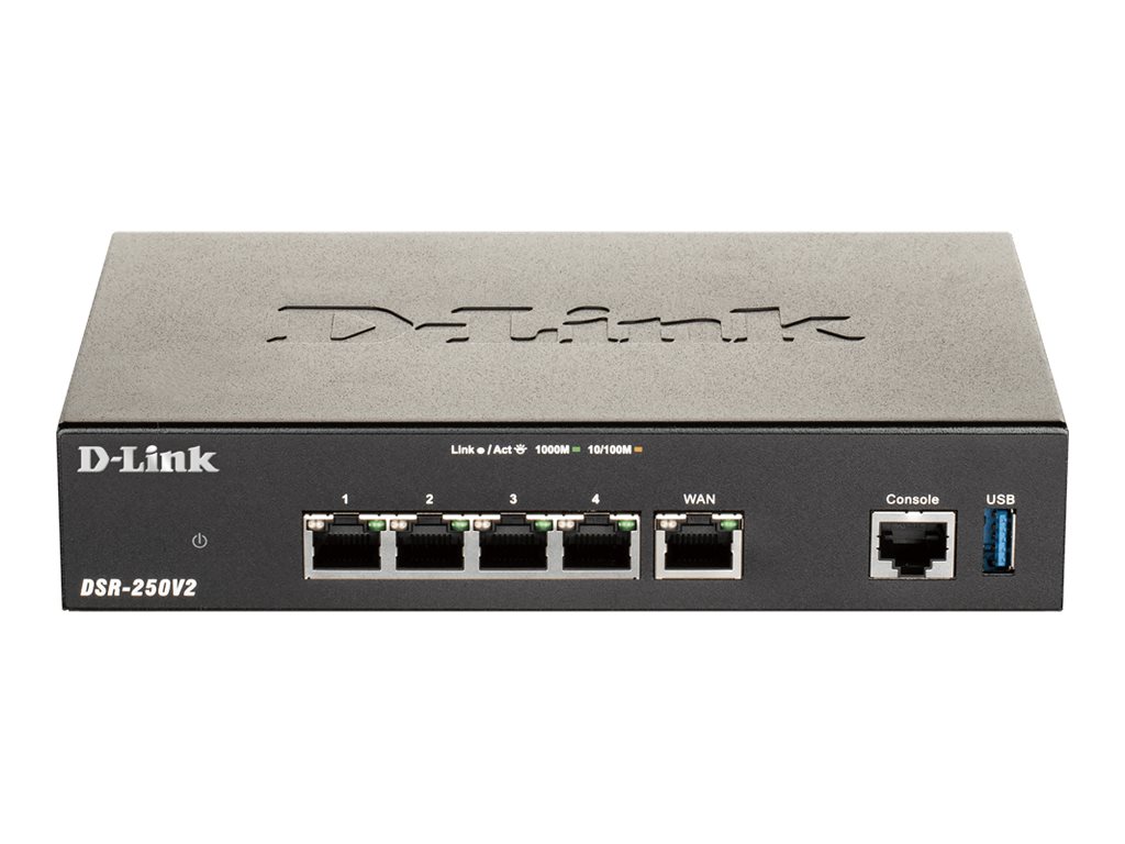 D-Link DSR-250V2/E Unified Services VPN Router | D-Link