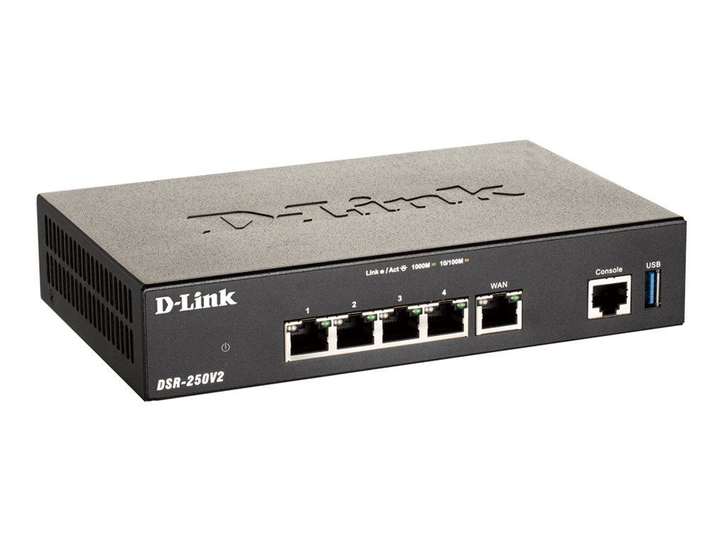 D-Link DSR-250V2/E Unified Services VPN Router | D-Link - Image 2