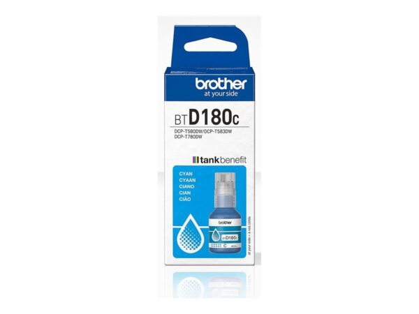 Brother BTD180C Cyan Ink Bottle | Brother - Image 2
