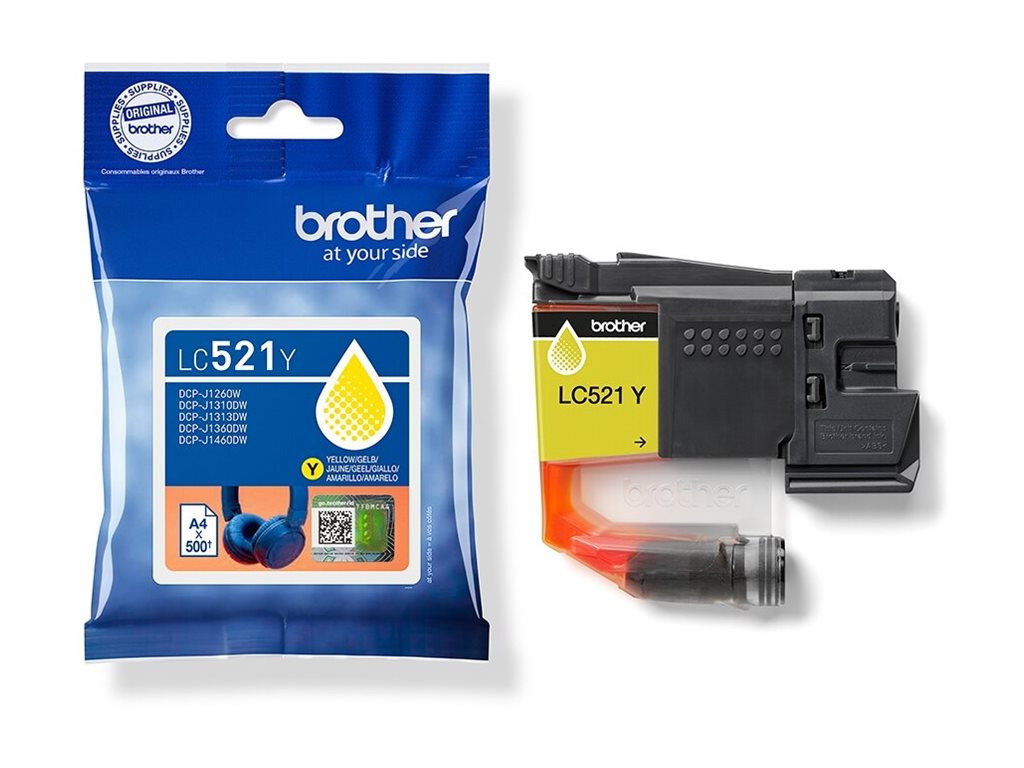 Brother LC521Y | Ink Cartridges | Yellow - Image 5