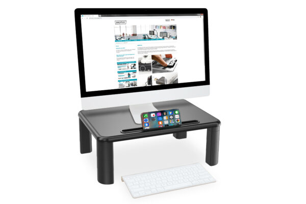 Digitus Desk Mount | DA-90458 | Adjustable Height | Maximum weight (capacity) 10 kg | Black - Image 4
