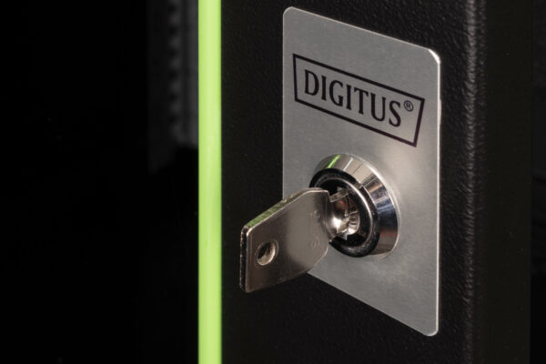 Digitus Wall Mounting Cabinet Unique Series | DN-19 16U-6/6-SW | Black | 82 x 60 x 60 cm - Image 4