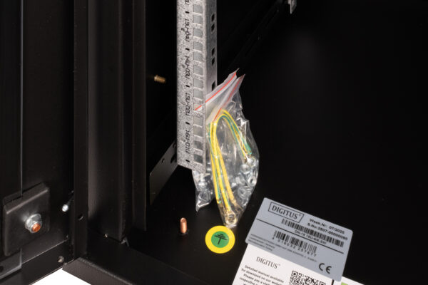 Digitus Wall Mounting Cabinet Unique Series | DN-19 16U-6/6-SW | Black | 82 x 60 x 60 cm - Image 8