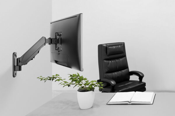 Digitus Wall mount | DA-90396 | Adjustable Height, Rotate, Tilt | 17-32 " | Maximum weight (capacity) 8 kg | Black - Image 9
