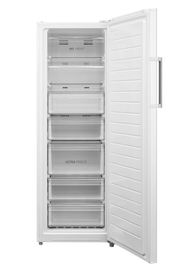 Midea Freezer | MDRU333FZE01E | Energy efficiency class E | Upright | Free standing | Height 172.2 cm | Total net capacity 238 L | No Frost system | Display | White - Image 2