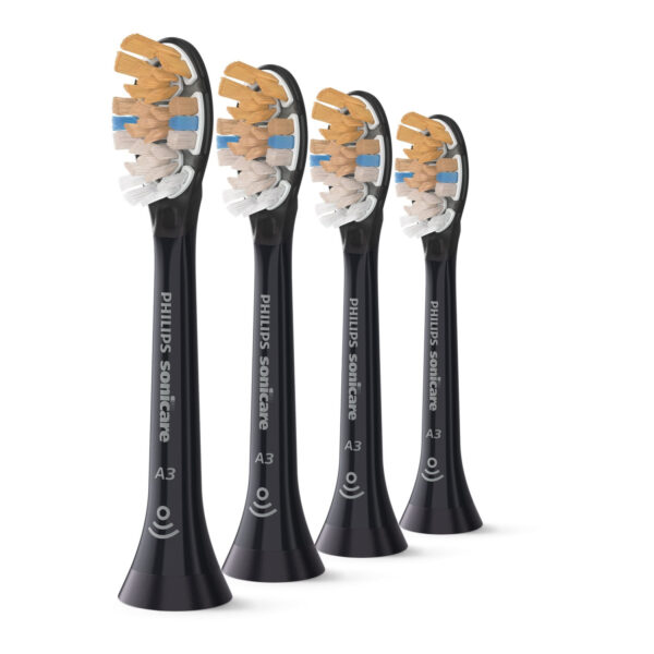Philips | Replacement brush heads | HX9094/88 Sonicare Premium All-in-One | Heads | For adults | Number of brush heads included 4 | Black