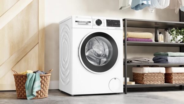 Bosch Washing Machine | WGG254FVSN | Energy efficiency class A | Front loading | Washing capacity 10 kg | 1400 RPM | Depth 63 cm | Width 60 cm | Display | LED | Steam function | White - Image 8