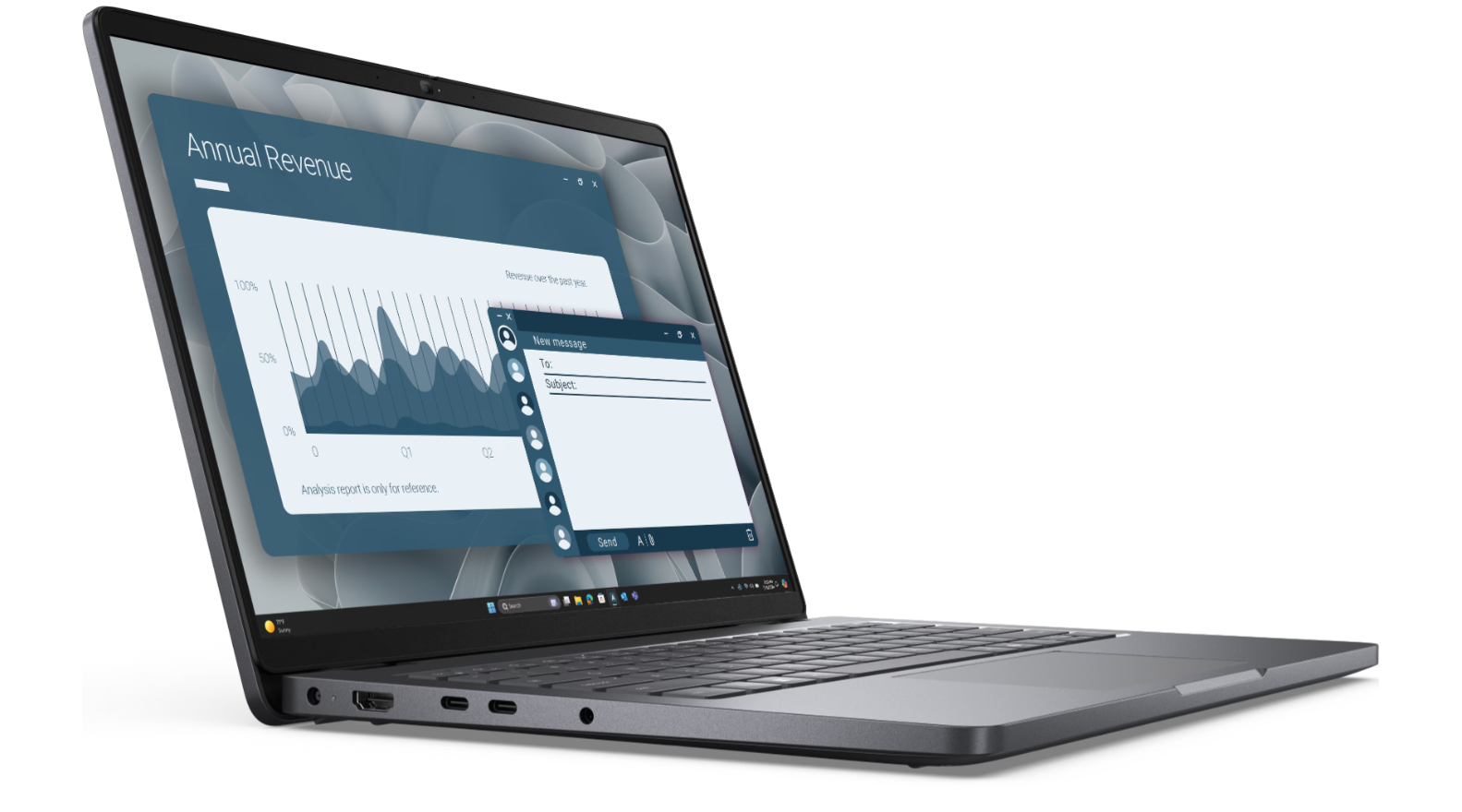 Dell Pro 14 PC14255 | 14 " | IPS | FHD+ | 1920 x 1200 pixels | Anti-glare | AMD Ryzen 5 PRO | 230 | 16 GB | DDR5 | Solid-state drive capacity 512 GB | AMD Radeon 760M Graphics | Windows 11 Pro | 802.11ax | Keyboard language Nordic | Keyboard backlit | Warranty 36 month(s) | Battery warranty 12 month(s) - Image 2