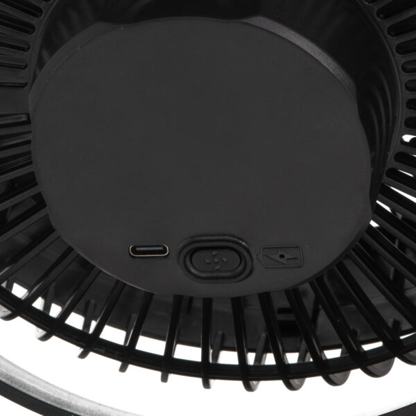 Adler Rechargeable Clip-on Desk Fan | AD 7342 | Table Fan | Black | Diameter 15.5 cm | Number of speeds 3 | Oscillation | 5 W - Image 5