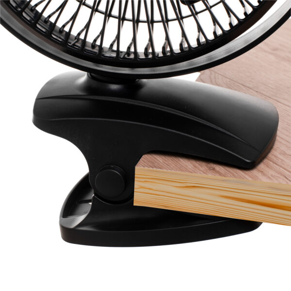 Adler Rechargeable Clip-on Desk Fan | AD 7342 | Table Fan | Black | Diameter 15.5 cm | Number of speeds 3 | Oscillation | 5 W - Image 7