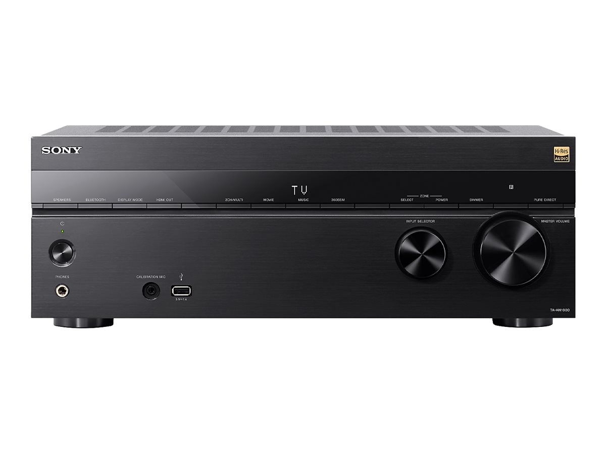 Sony 360 Spatial Sound Mapping 8K 7.2 Channel AV Amplifier | TA-AN1000 | Bluetooth | Speakers | USB connectivity | Wi-Fi