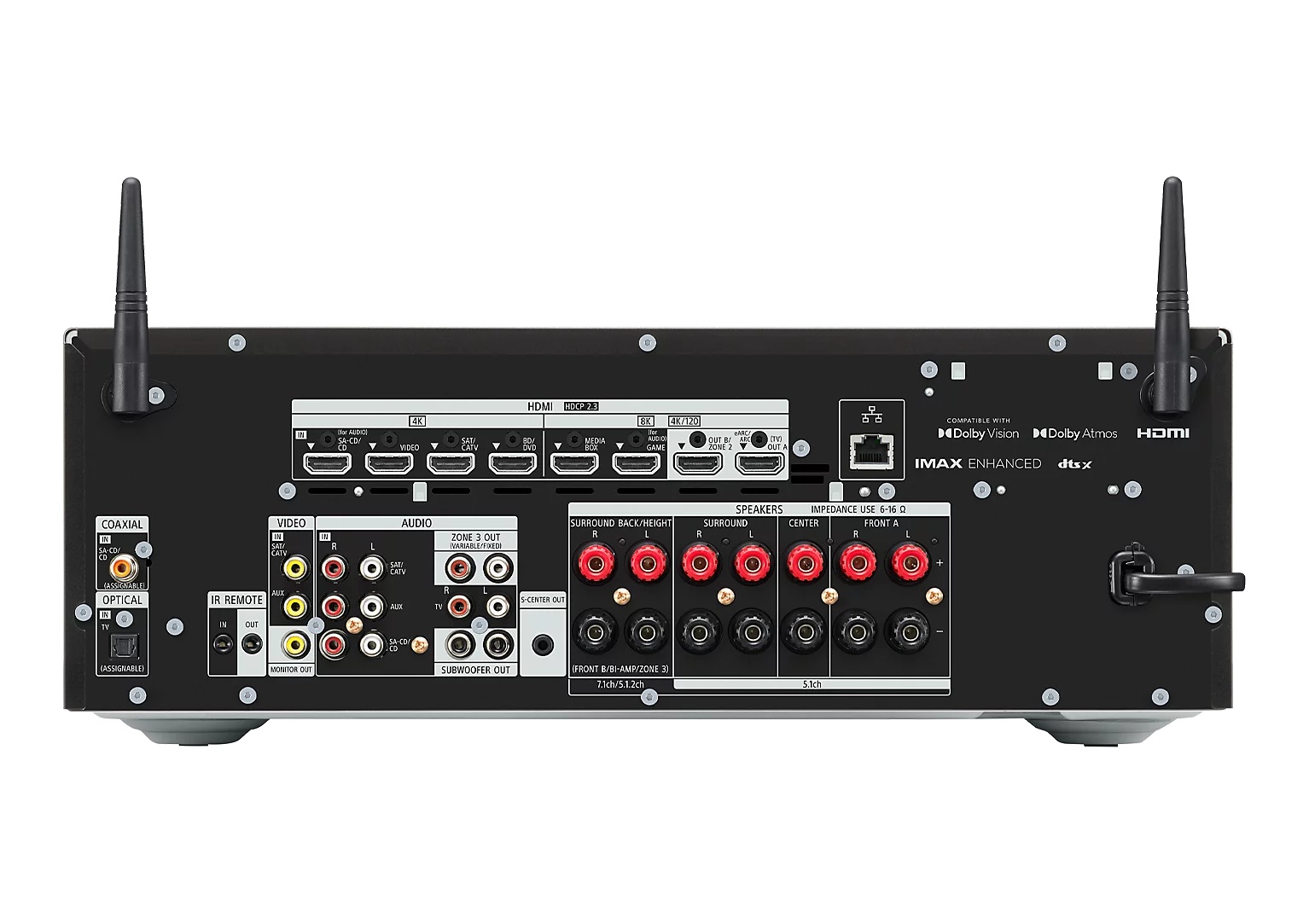 Sony 360 Spatial Sound Mapping 8K 7.2 Channel AV Amplifier | TA-AN1000 | Bluetooth | Speakers | USB connectivity | Wi-Fi - Image 4