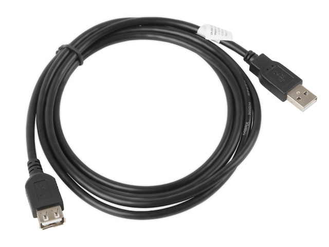 Lanberg USB-A 2.0 Cable 1.8 m | CA-USBE-10CC-0018-BK | USB Type-A to USB Type-A - Image 3