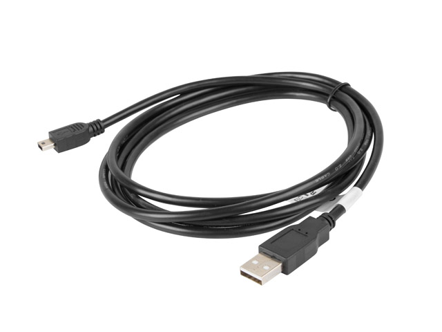 Lanberg Mini USB to USB Type-A 2.0 Cable, 1.8 m | CA-USBK-10CC-0018-BK | Mini USB to USB Type-A - Image 3