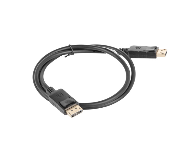 Lanberg DisplayPort Cable 19 Pin V1.2 4K, 1M | CA-DPDP-10CC-0010-BK | DisplayPort to DisplayPort - Image 3