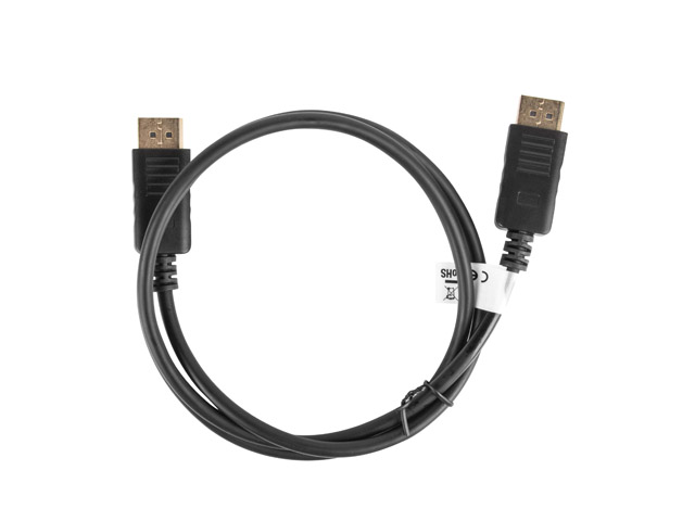 Lanberg DisplayPort Cable 19 Pin V1.2 4K, 1M | CA-DPDP-10CC-0010-BK | DisplayPort to DisplayPort - Image 5