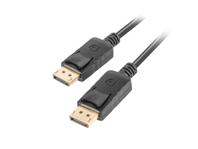 Lanberg DisplayPort Cable 19 Pin V1.2 4K, 3 m | CA-DPDP-10CC-0030-BK | DisplayPort to DisplayPort