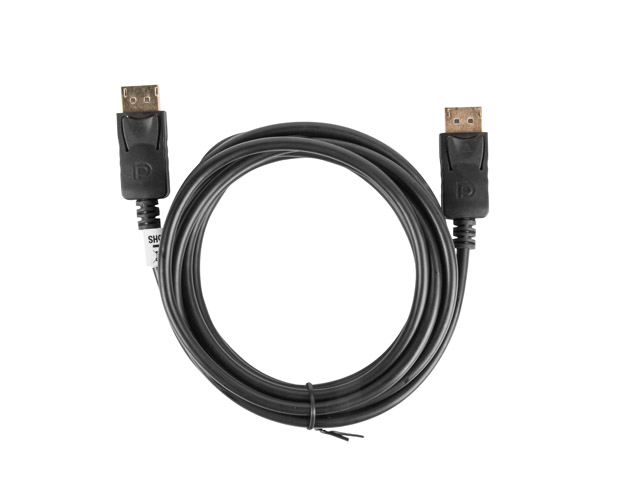 Lanberg DisplayPort Cable 19 Pin V1.2 4K, 3 m | CA-DPDP-10CC-0030-BK | DisplayPort to DisplayPort - Image 3
