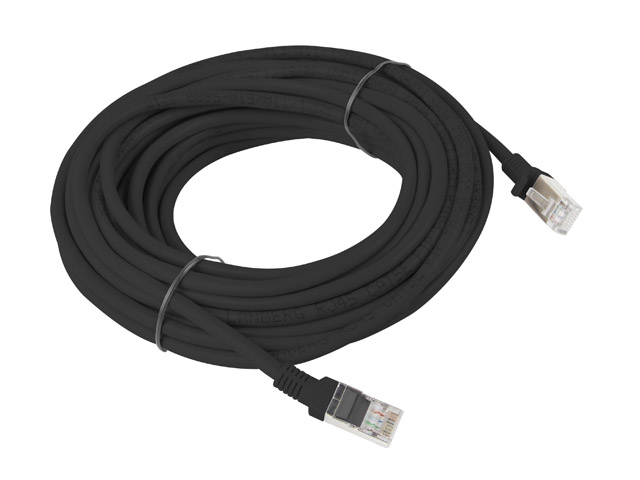 Lanberg | Patchcord CAT.6 UTP | PCU6-10CC-1000-BK | 10 m | Black - Image 3