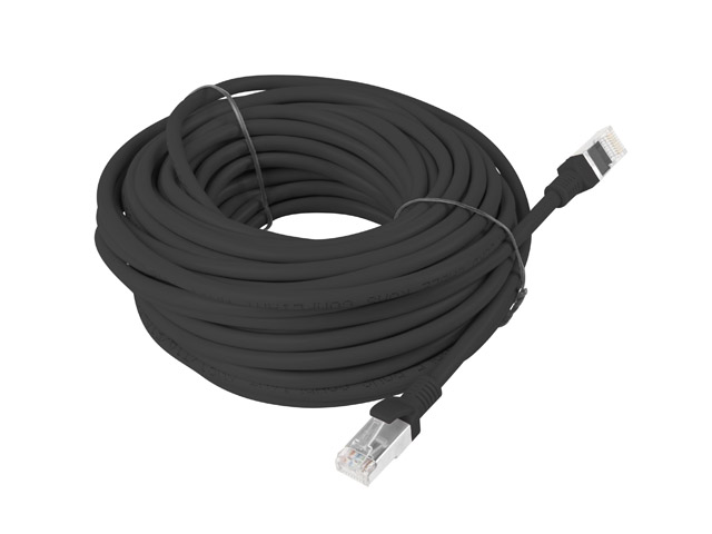 Lanberg | Patchcord CAT.5E UTP | PCU5-10CC-1500-BK | 15 m | Black - Image 3
