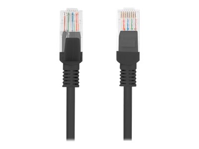 Lanberg | Patchcord CAT.5E UTP | PCU5-10CC-1000-BK | 10 m | Black - Image 2