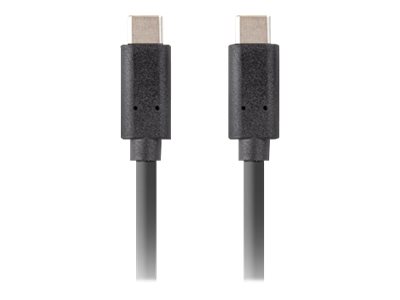 Lanberg USB-C 3.1 Gen 2 Cable, 10GB/s PD100W, 1 m | CA-CMCM-32CU-0010-BK | USB Type-C to USB Type-C - Image 2