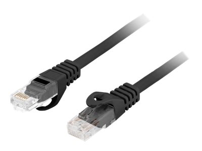 Lanberg | Patchcord Cat.6 UTP LSZH CU | PCU6-10CU-1000-BK | 10 m | Black - Image 2