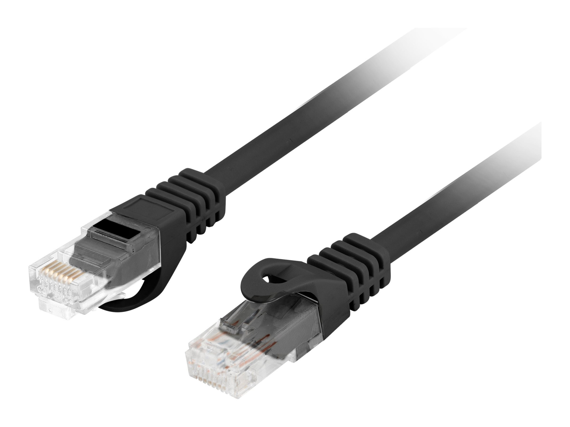 Lanberg | Patchcord Cat.6 UTP LSZH CU | PCU6-10CU-0200-BK | 2 m | Black - Image 2