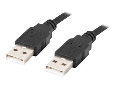 Lanberg Cable USB-A 2.0 | CA-USBA-20CU-0018-BK | USB Type-A to USB Type-A - Image 2