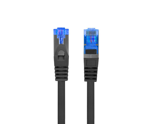 Lanberg | Patchcord Cat.6A S/FTP LSZH CCA | PCF6A-10CC-1500-BK | 15 m | Black